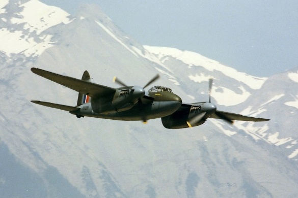 De Havilland Mosquito 1986 in Sion