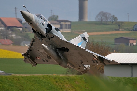 Ein heisser Start den diese Mirage 2000 in Payerne zeigte